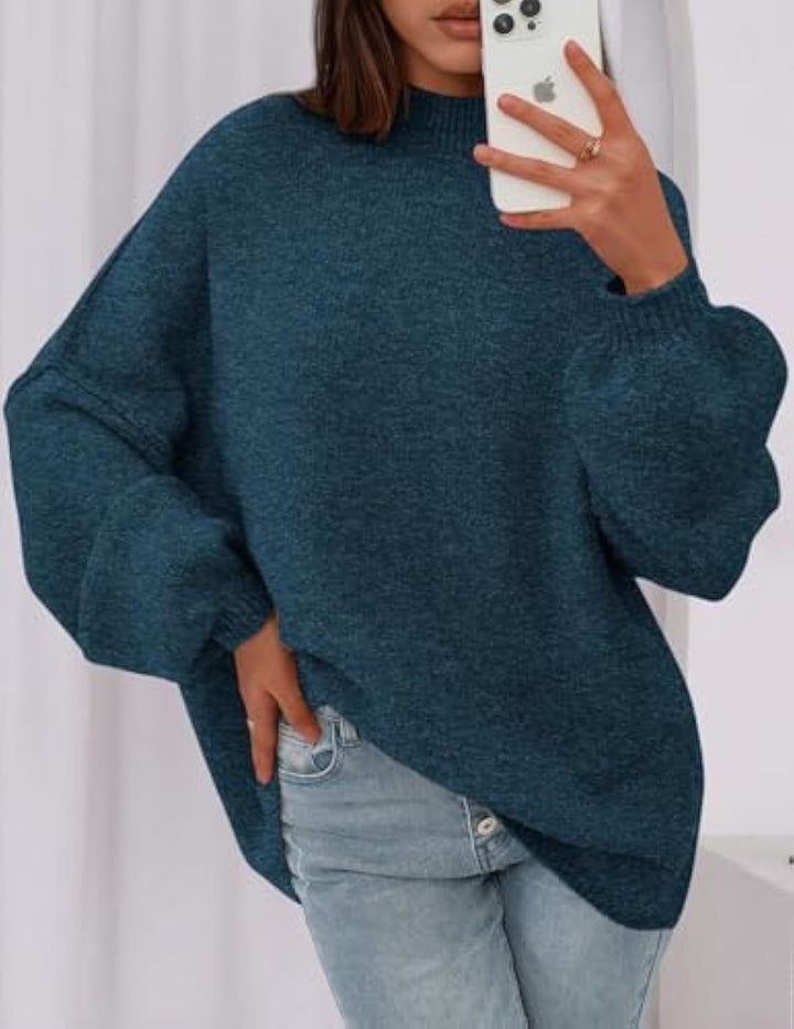 Damen Weicher Oversized Pullover Echo Archiv