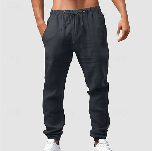 Herren Baumwoll-Jogginghose mit elastischem Bund und praktischen Taschen Echoarchiv