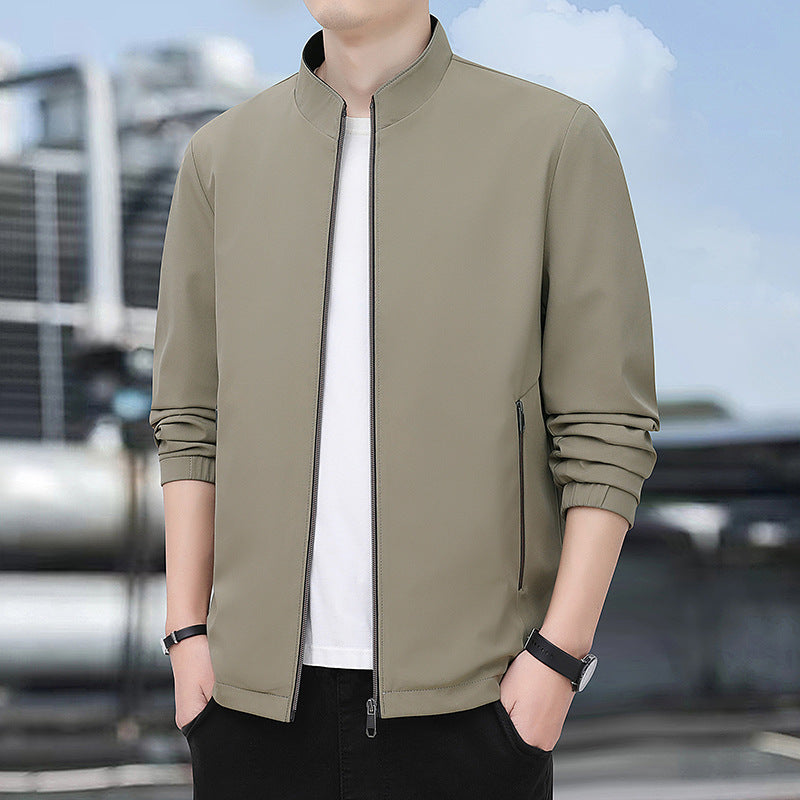 Herren Leichte Übergangsjacke mit hohem Kragen Echo Archiv