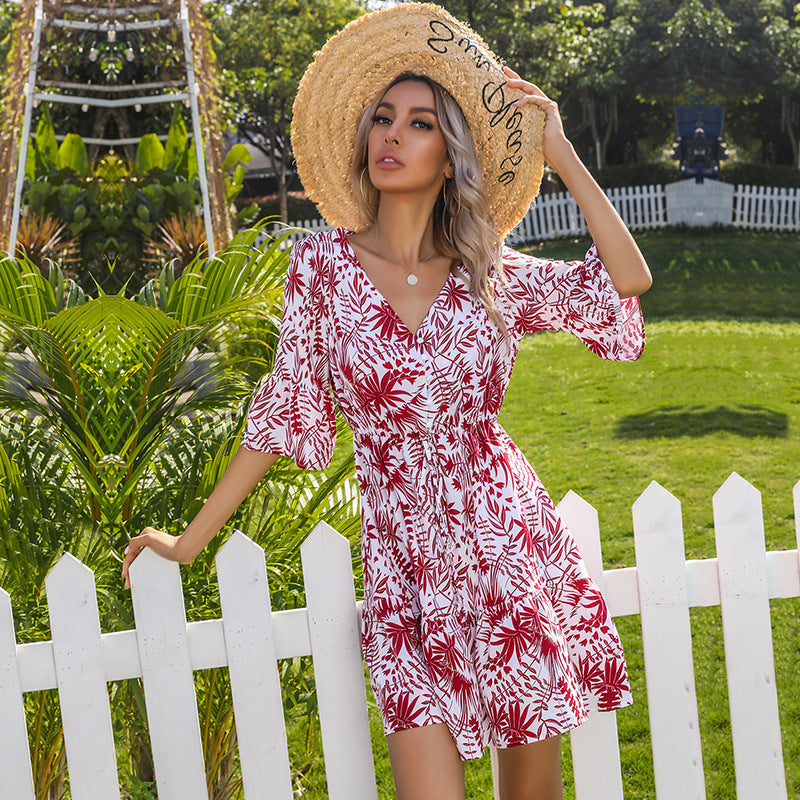 Damen Verspieltes Sommerkleid Echo Archiv