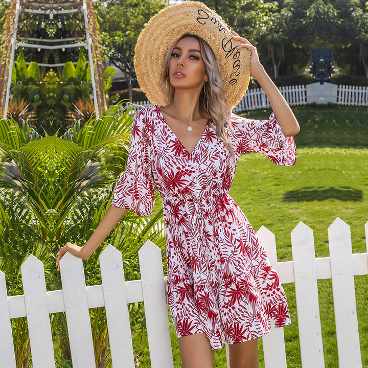 Damen Verspieltes Sommerkleid Echo Archiv