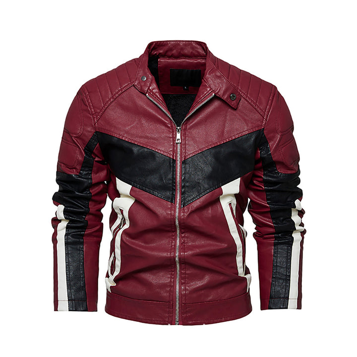 Herren stilvolle Bikerjacke aus hochwertigem Leder Echoarchiv