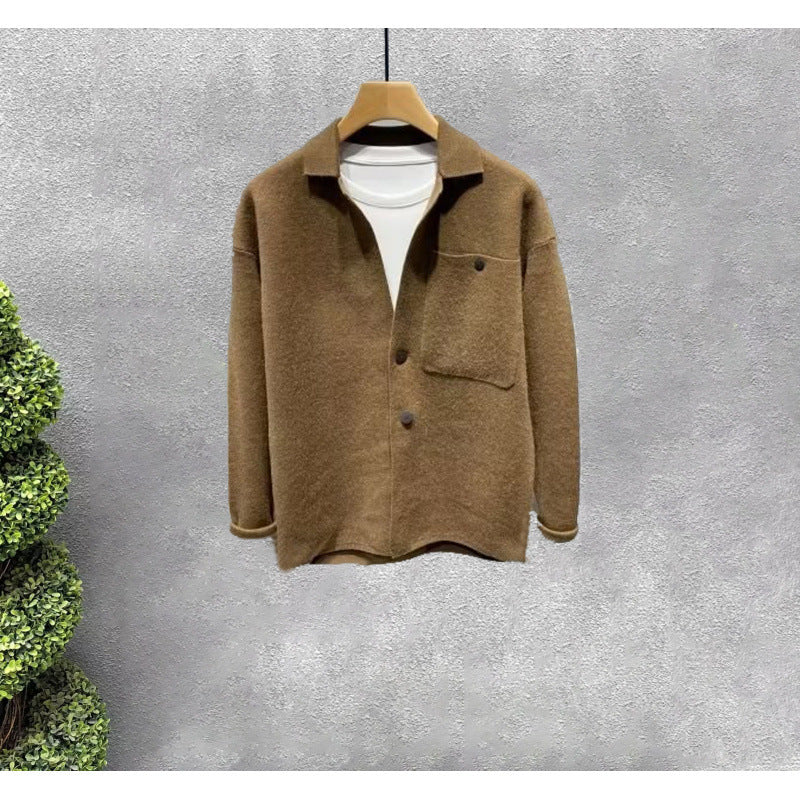Herren lässige Überhemdjacke mit praktischer Brusttasche und modernem Schnitt Echoarchiv