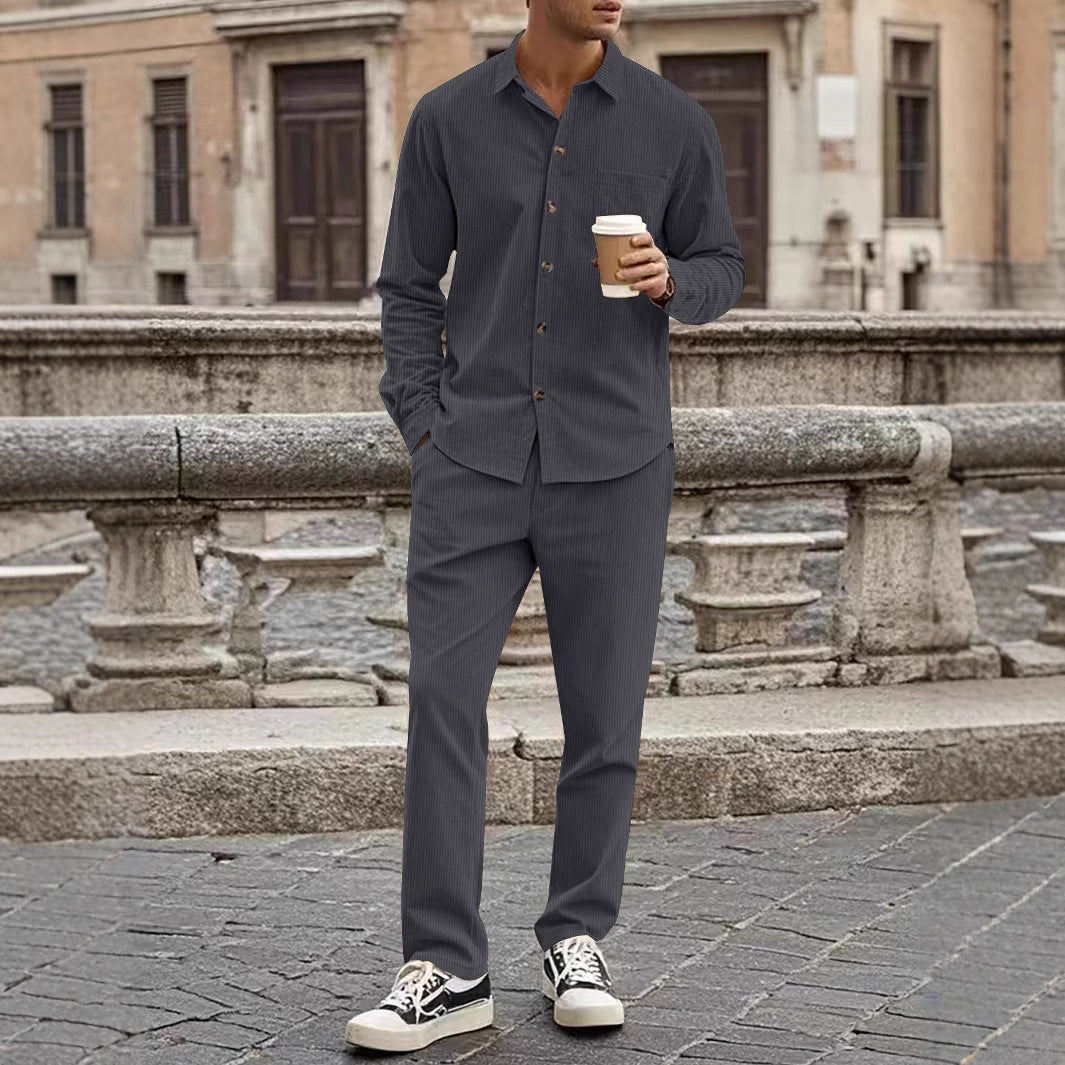 Herren modisches Städte-Outfit mit feiner Struktur Echoarchiv