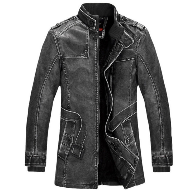 Herren Modische Denimjacke mit Fleecefutter Echo Archiv