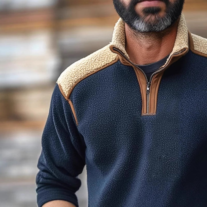 Herren Teddyfleece Pullover Echoarchiv