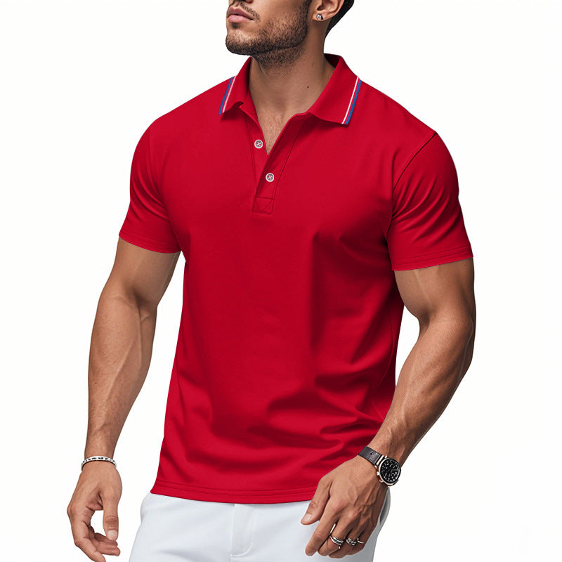 Herren Poloshirt mit modernem Kragen und feuchtigkeitsregulierender Technologie Echoarchiv