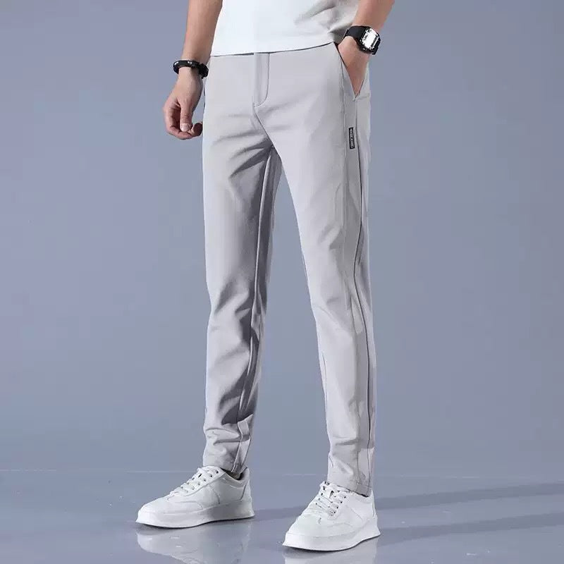 Herren elegante Anzughose mit elastischem Bund und praktischen Eingrifftaschen Echoarchiv