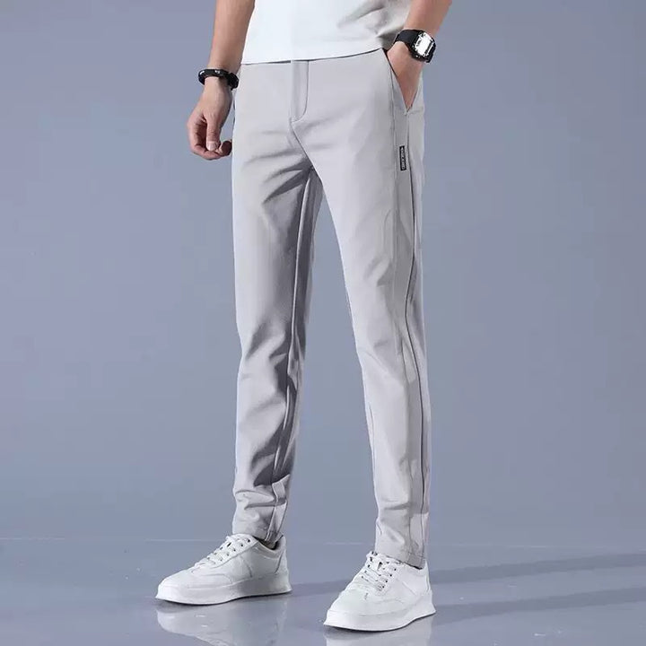 Herren elegante Anzughose mit elastischem Bund und praktischen Eingrifftaschen Echoarchiv