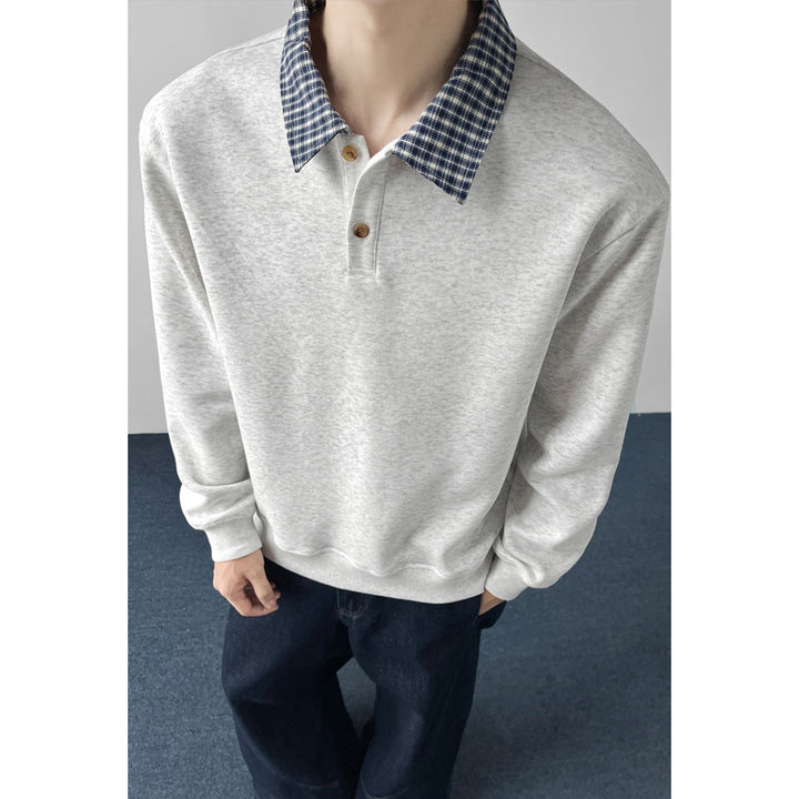 Sportliches Sweatshirt für Herren mit stylischem Kragen Echo Archive