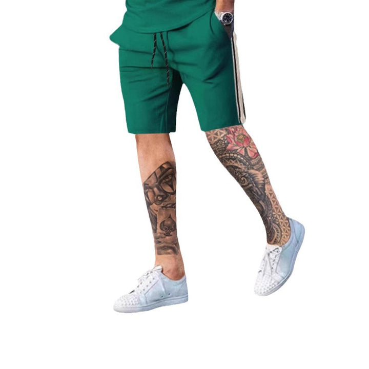Herren Sportliche Shorts mit seitlichen Streifen Echoarchiv