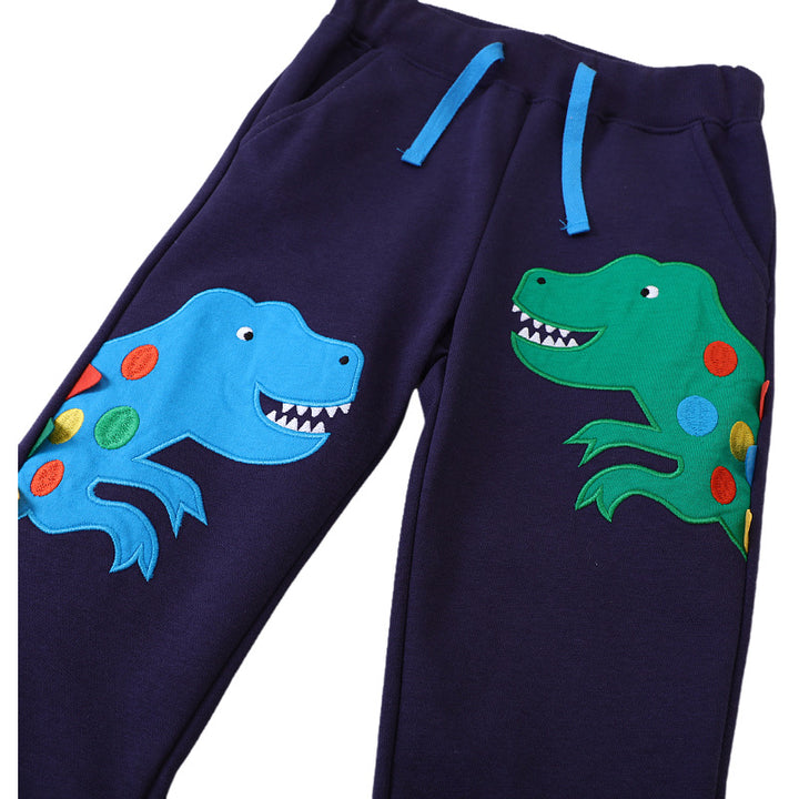 Jungen Sweatpants mit aufregendem Dinosaurier-Motiv Echo Archiv