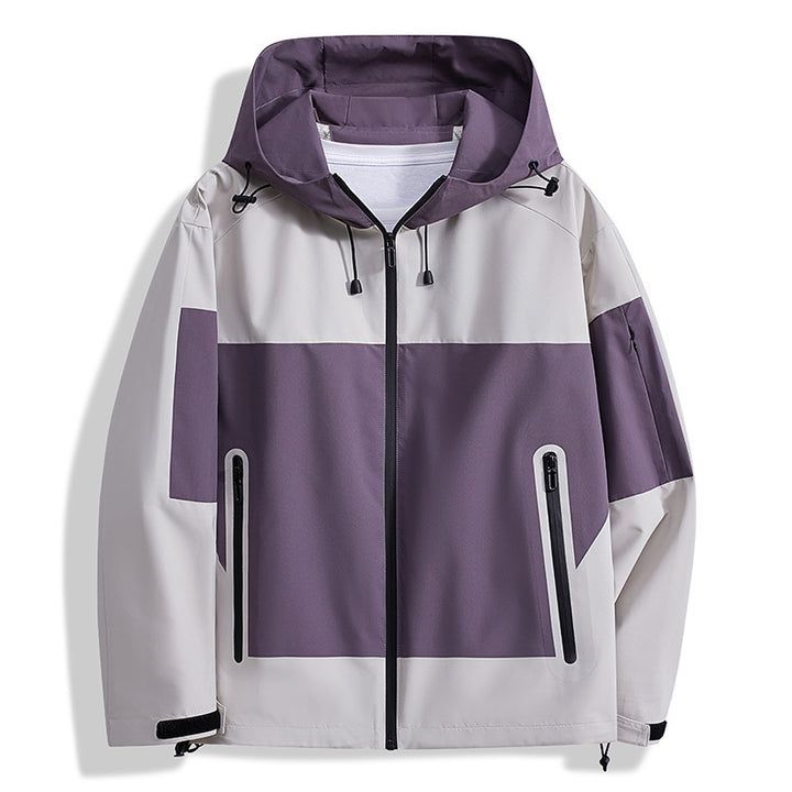 Herren Funktionsjacke mit atmungsaktiven Einsätzen und verstellbarer Kapuze Echoarchiv