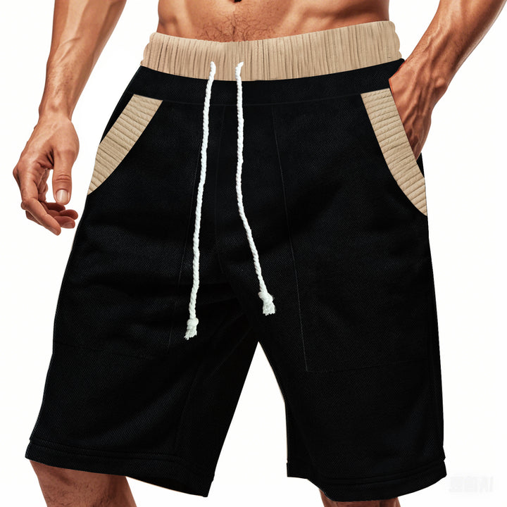 Herren lässige Sport-Shorts mit elastischem Bund und praktischen Taschen Echoarchiv