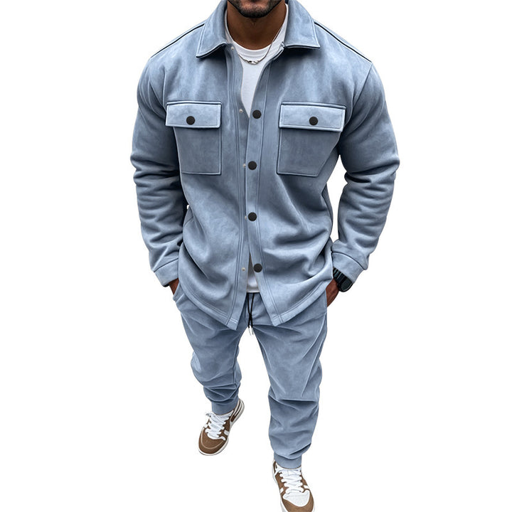 Herren bequeme und stylische Oberteil-Hose Kombination Echoarchiv