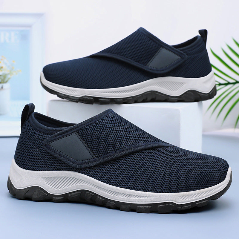 Damen nan atmungsaktive Slip-On Sneaker mit Klettverschluss und gedämpfter EVA-Zwischensohle Echo Archiv