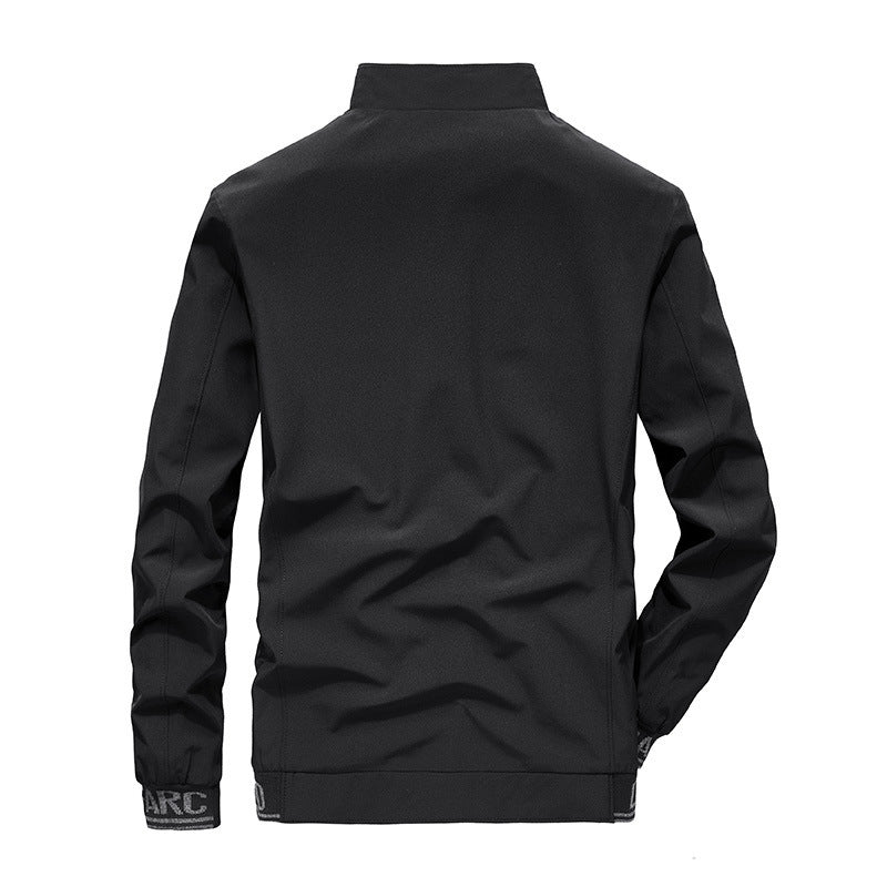 Herren Softshelljacke mit reflektierenden Einsätzen, wasserabweisenden Reißverschlusstaschen und hohem Stehkragen Echo Archiv