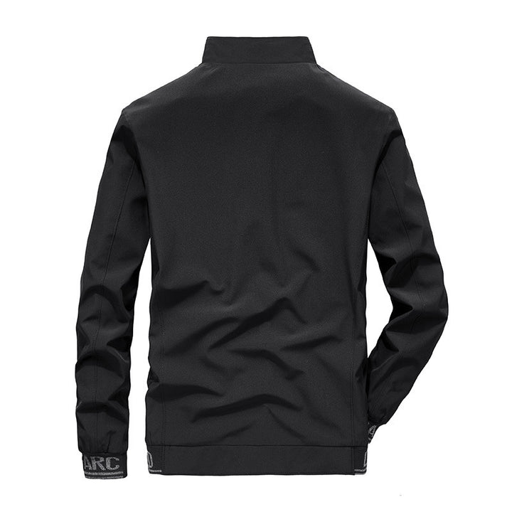 Herren Softshelljacke mit reflektierenden Einsätzen, wasserabweisenden Reißverschlusstaschen und hohem Stehkragen Echo Archiv