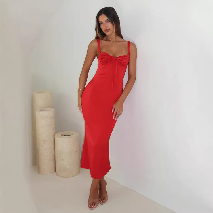 Damen figurbetontes Maxi-Kleid mit floralem Design und seitlichem Schlitz Echo Archiv