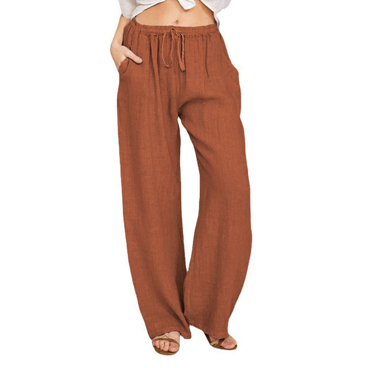 Damen bequeme Leinenhose Echoarchiv