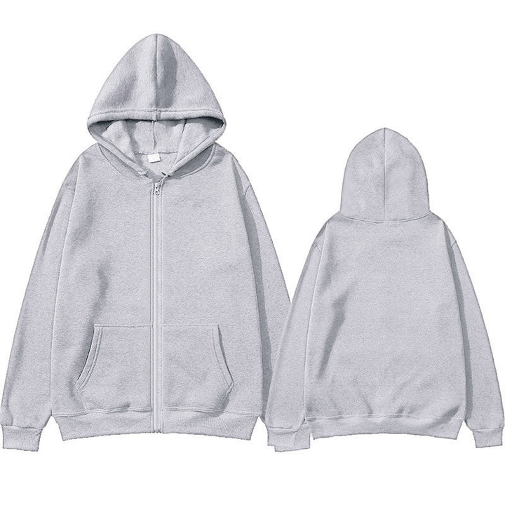 Unisex Zip-Hoodie mit robustem Metallreißverschluss, angerauter Fleece-Innenseite, geteilten Eingrifftaschen und verstärkten Nähten Echo Archiv