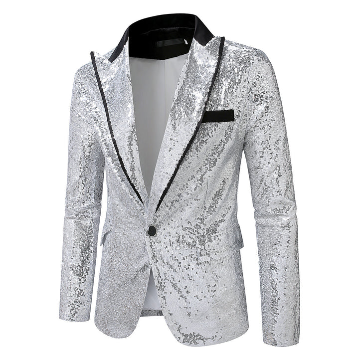 Herren Pailletten Blazer im eleganten Schnitt Echoarchiv