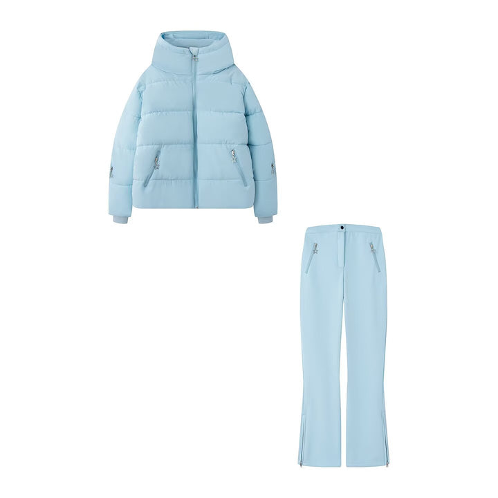 Damen Funktionaler Utility-Overall mit Reißverschlüssen und Taillengürtel Echoarchiv