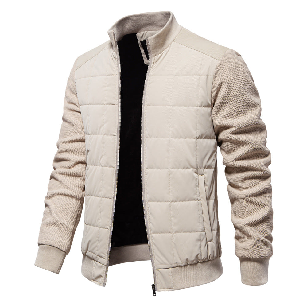 Herren Steppjacke mit sportlichen Details und praktischem Reißverschluss Echoarchiv