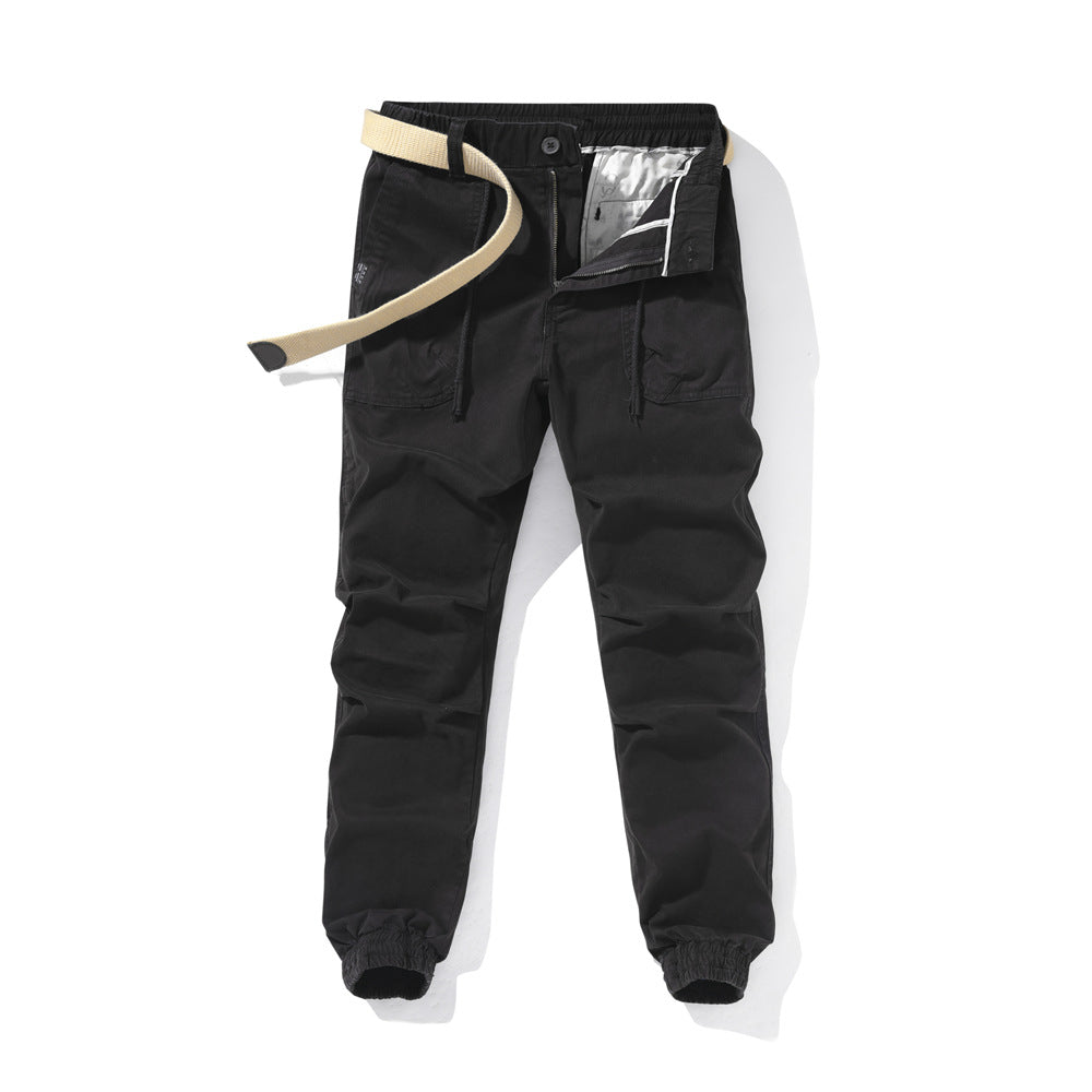 Herren bequeme Utility-Hose mit flexiblem Bund und multifunktionalen Taschen Echoarchiv