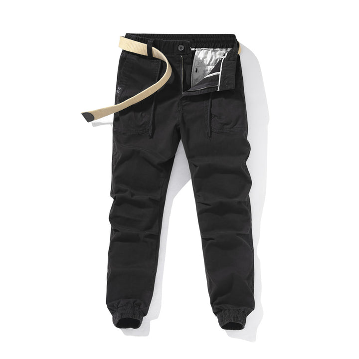 Herren bequeme Utility-Hose mit flexiblem Bund und multifunktionalen Taschen Echoarchiv