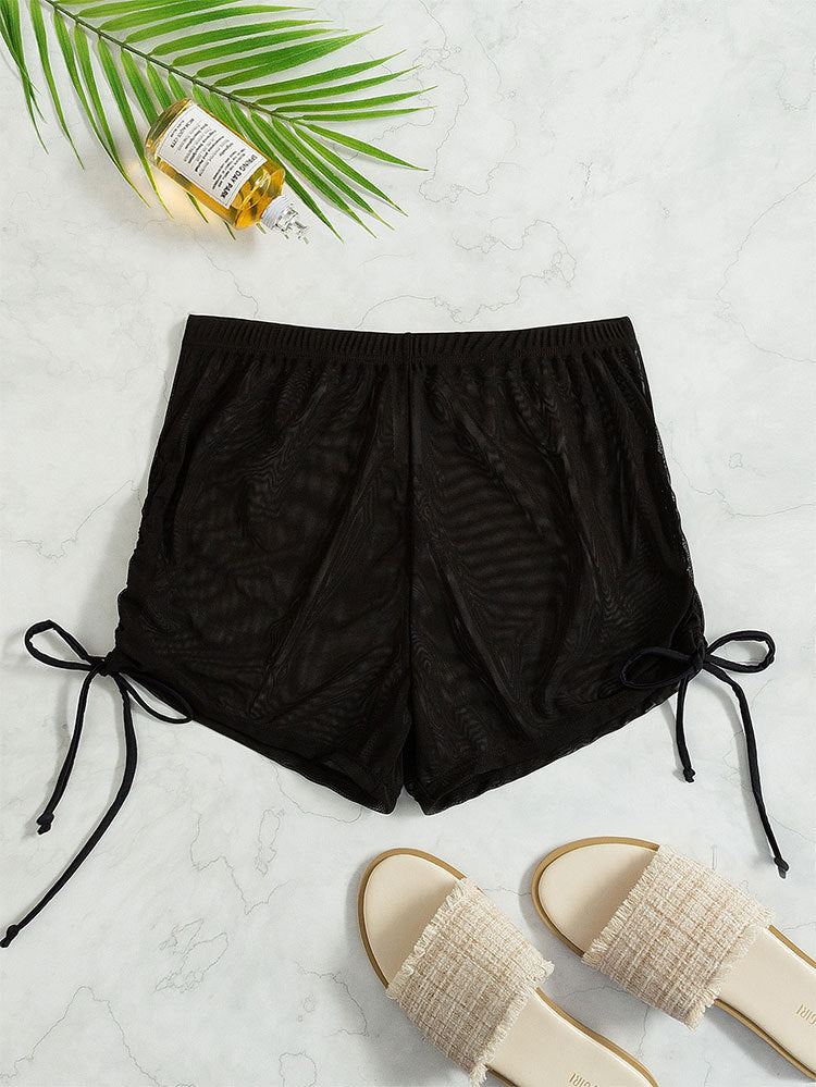 Damen Bequeme Badeshorts mit Rüschendetails Echo Archiv
