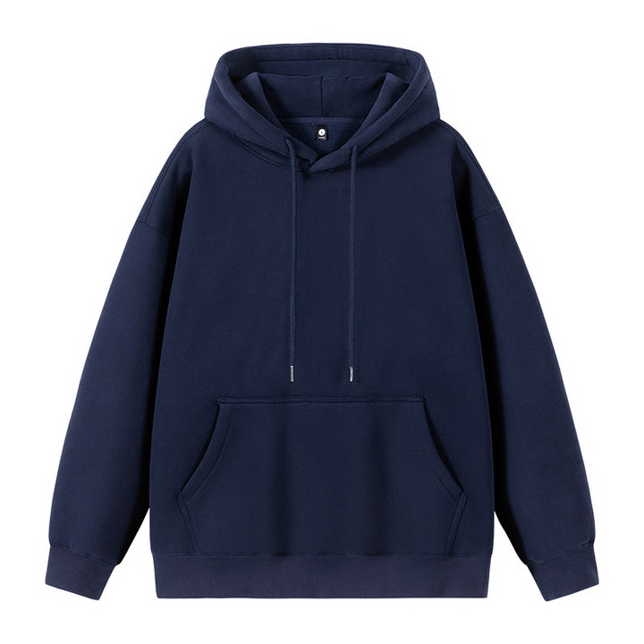 Unisex Oversize-Kapuzenpullover mit Kängurutasche und überschnittener Schulter Echo Archiv