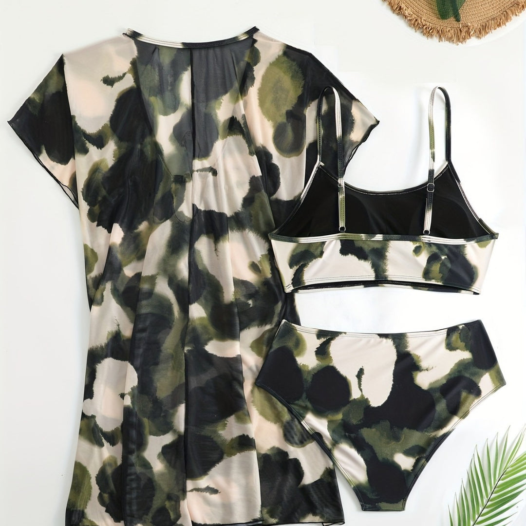 Damen Bademode mit transparentem Kimono Echo Archiv