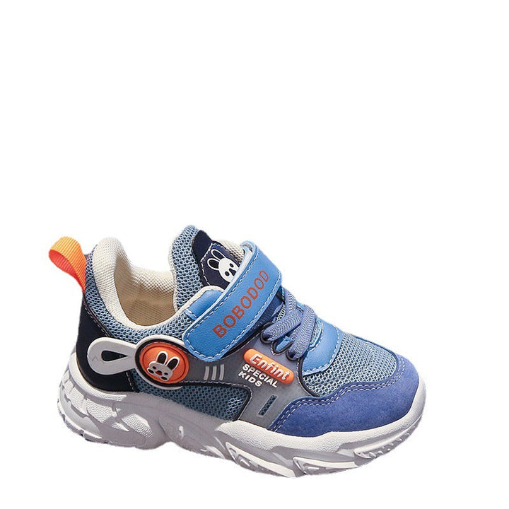 Damen Sportliche Kindersneaker mit praktischen Klettverschlüssen und niedlichen Applikationen Echo Archiv