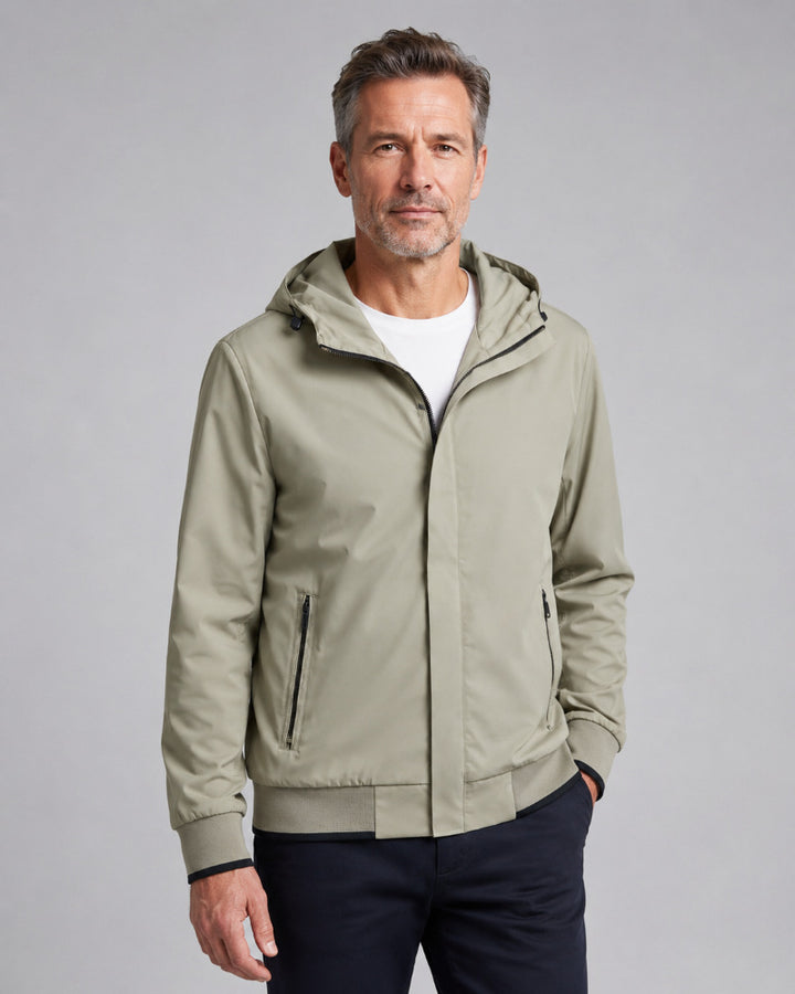 Herren Leichte Übergangsjacke mit Kapuze Echo Archiv