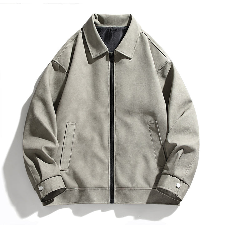 Herren lässige Oversized-Jacke mit praktischen Taschen Echoarchiv