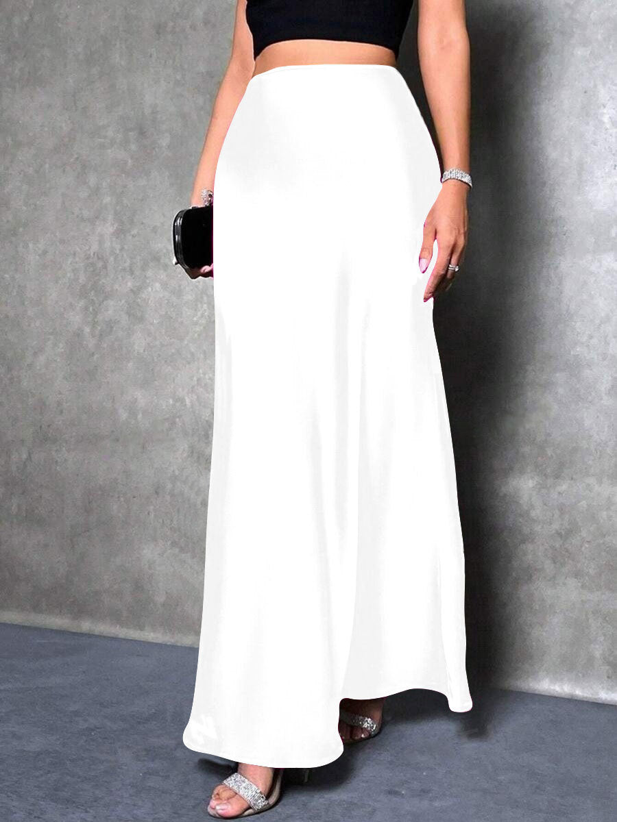 Damen Maxirock mit fließendem Schnitt und elegantem Fall Echo Archiv