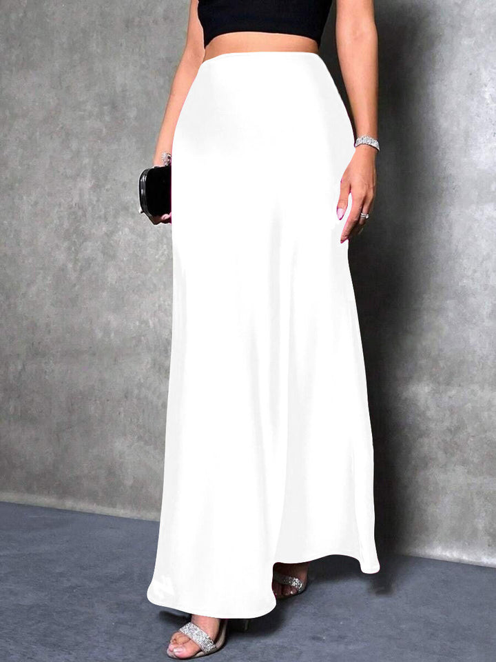 Damen Maxirock mit fließendem Schnitt und elegantem Fall Echo Archiv