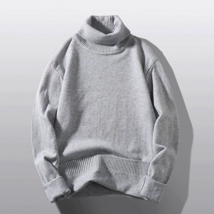 Herren bequemer Rollkragenpullover Echoarchiv