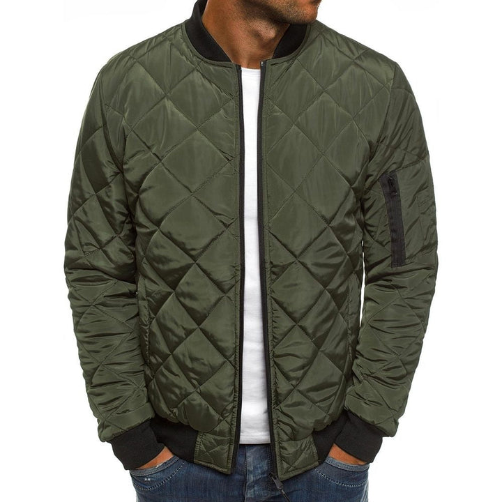 Herren Steppjacke mit praktischen Taschen und elastischen Bündchen Echoarchiv