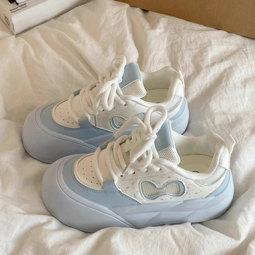 Damen Sportliche Sneakers mit dicker, flexibel dämpfender Sohle Echo Archiv