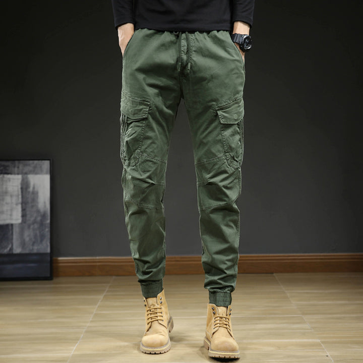 Herren Tapered-Cargo‑Jogger mit geripptem Knöchelabschluss und verstärkten Kniepaneelen Echo Archiv