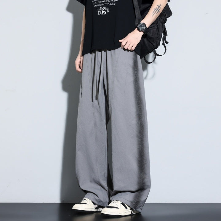 Damen Weite Lagen-Loungehose mit Cargo-Details & elastischem Tunnelzug Echoarchiv