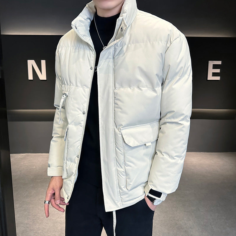Herren Thermo-Steppjacke mit hohem Stehkragen und aufgesetzten Pattentaschen Echo Archiv