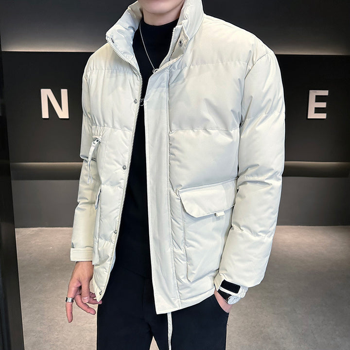 Herren Thermo-Steppjacke mit hohem Stehkragen und aufgesetzten Pattentaschen Echo Archiv