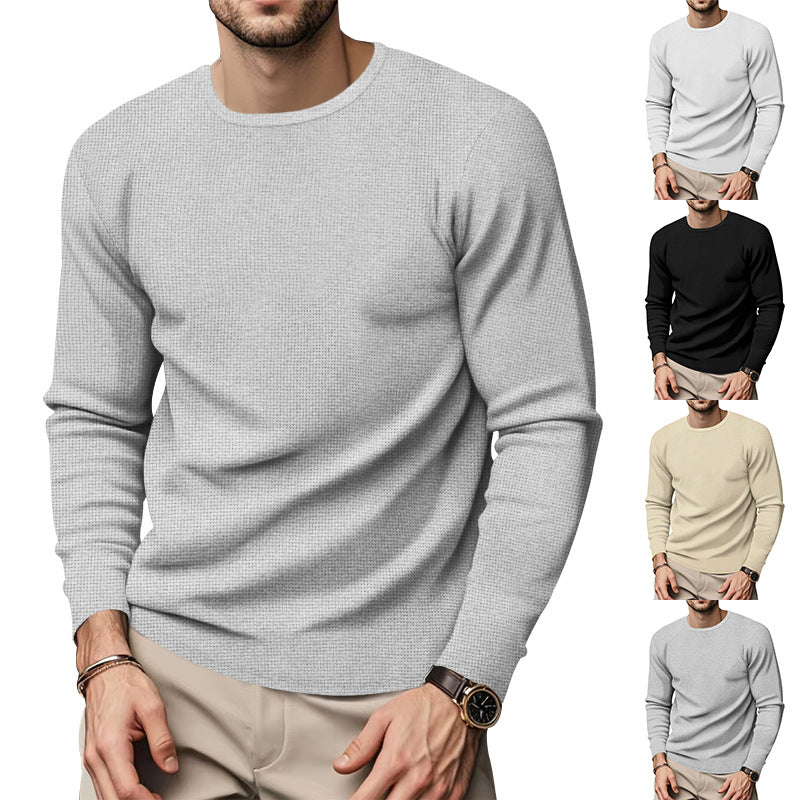 Herren lässiger Pullover aus atmungsaktivem Strukturstoff Echoarchiv