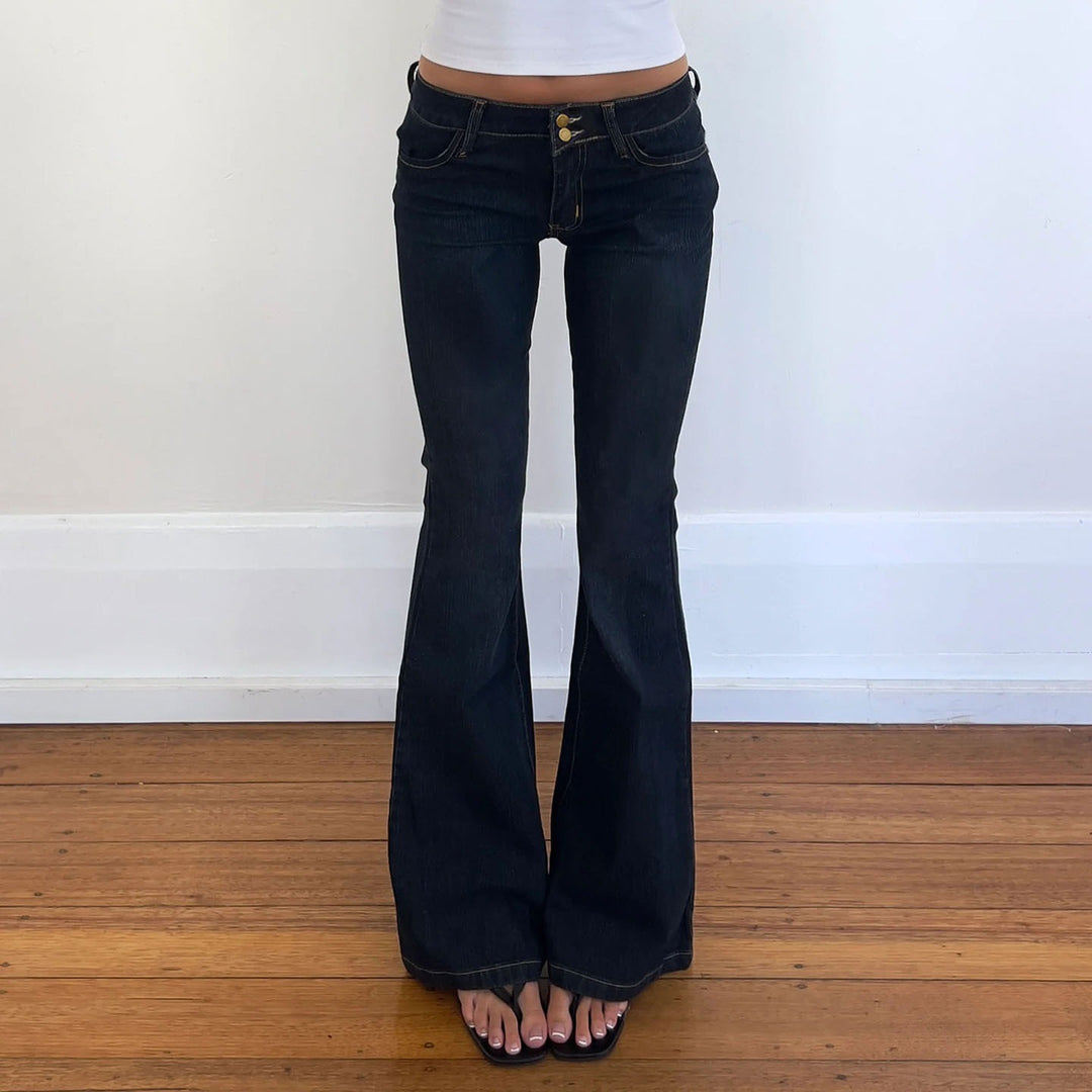 Damen Bootcut Jeans mit hohem Taillenbund und eleganter Nahtführung Echo Archiv