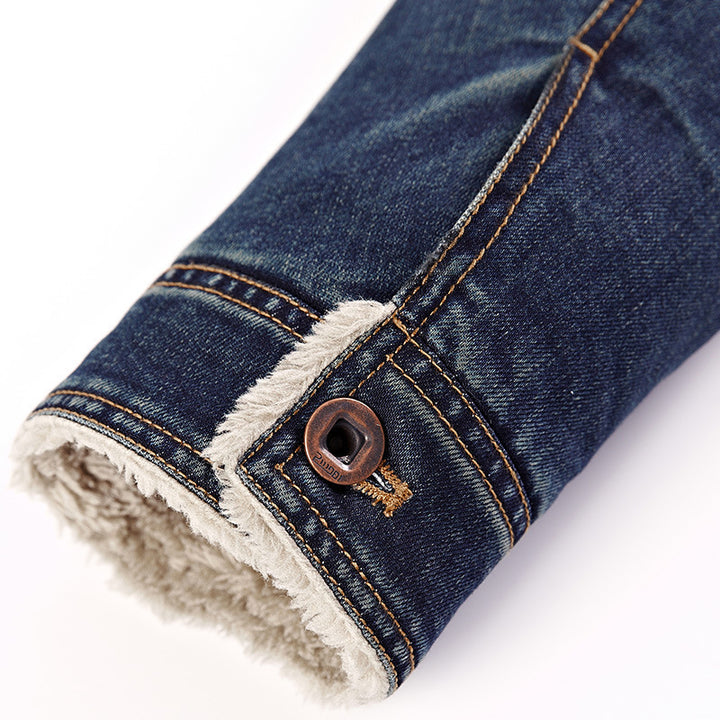 Herren Denimjacke mit Teddyfutter Echo Archive