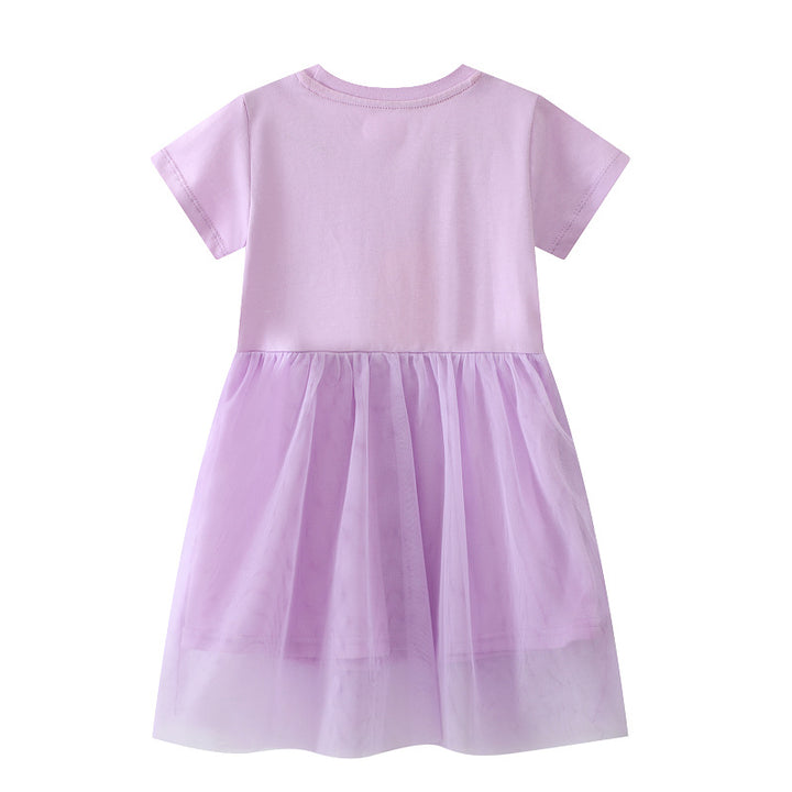 Mädchen Tüllkleid mit feiner Einhorn-Stickerei Echo Archiv