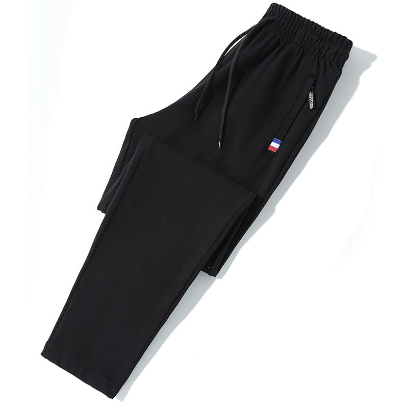 Herren Tapered-Jogginghose mit Tunnelzug, Reißverschlusstasche & Rippbündchen Echo Archiv
